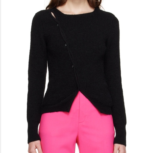 JACQUEMUS Black Le Papier 'La Maille Pau'Cardigan XS